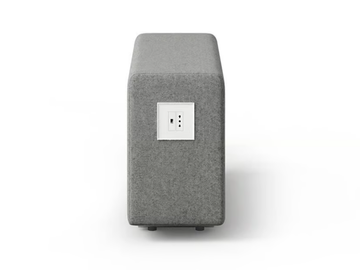 ERIC HUB - Upholstered fabric pouf by Domingo Salotti - view 2